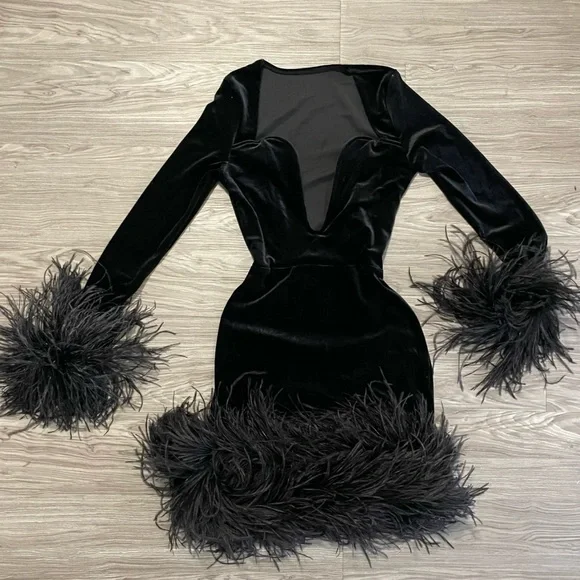 MerakibySherry Dresses Ostrich Glam Poshmark